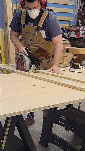 DIY Track Saw Track for circular saw