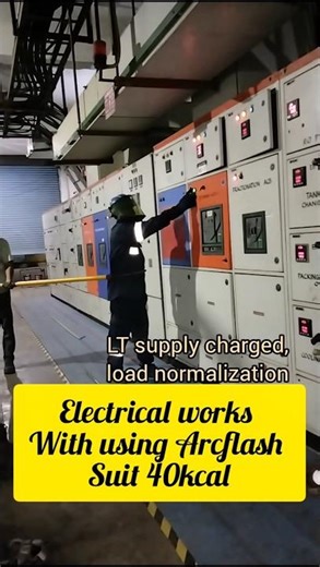 Electrical Power Charging with Arc Flash Suit|Safety First⚡🦺High Voltage Energization using Arcflash
