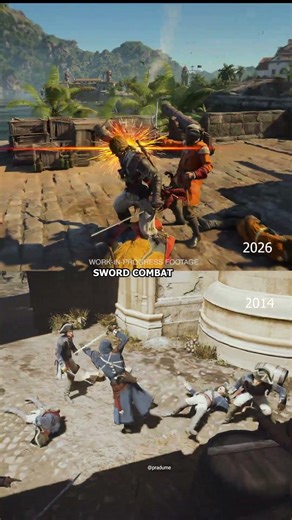 Sword Combat Assassin Creed Black Flag Resynced Or Unity #shorts #assassinscreed