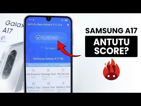 What is the Antutu Score of Samsung A17- Benchmark Test