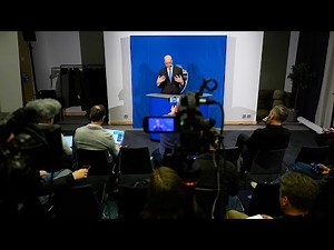 Presskonferens med Fredrik Reinfeldt