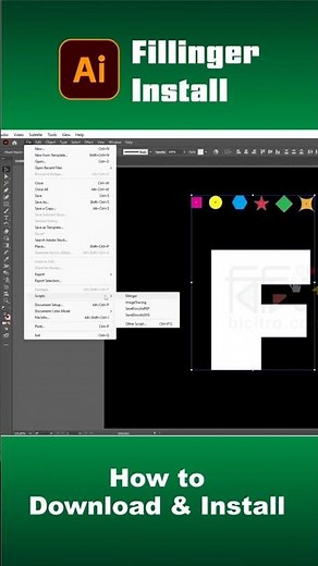 Fillinger Script Installation in Illustrator | Easy Method | bicitro.com