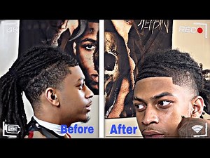 EASY MID-TAPER W/ DREADS STEP BY STEP TUTORIAL, FOR BEGINNERS