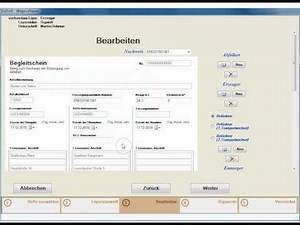 eANV Software - Begleitschein bearbeiten, signieren und versenden