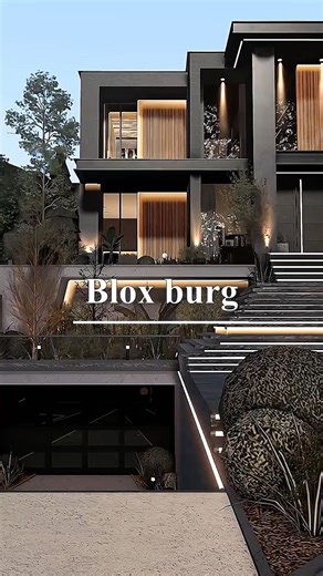 Bloxburg Speed Build Modern Luxury Home #bloxburg #roblox #welcometobloxburg