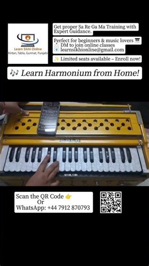 🎹 Learn Harmonium Online – From Basics to Mastery