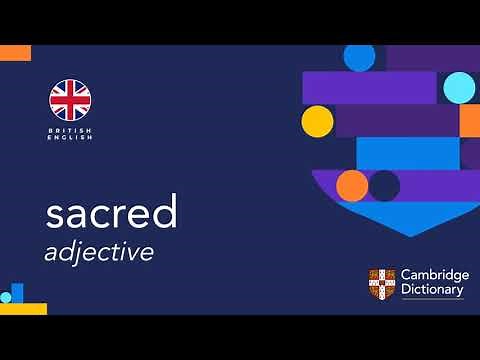 How to pronounce sacred | British English and American English pronunciation