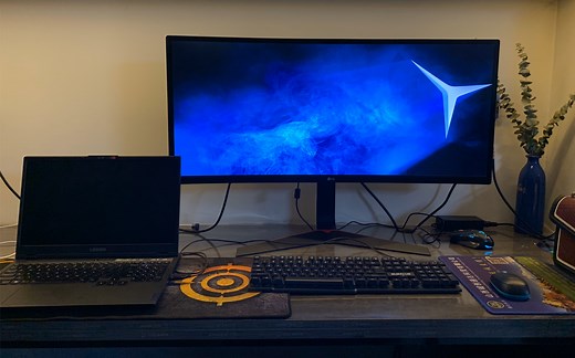 【联想拯救者2020 r7000】r7000外接显示器，舒服了