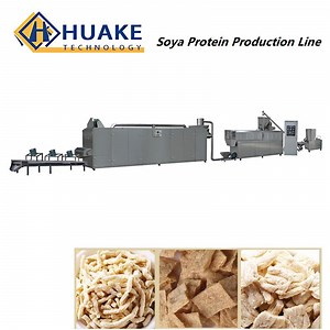 [Hot Item] Soya Bean Meat/Chunk Processing Machine Line Soya Meat Tvp Extruder Making Machinery