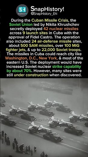 42 Nuclear Missiles Just 90 Miles from America : How the Soviet Union Prepared for War in 1962 #ww3