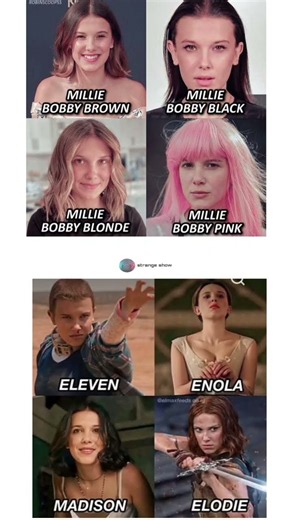 MILLIE BOBBY BROWN TRANSFORMATION 🔥 | ELEVEN, ENOLA, MADISON & ELODIE ✨