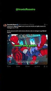 A treta BIZARRA da DUBLAGEM do NOVO jogo da MARVEL🎙️🥺 #marveltokon #curiosidades #games