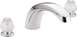 Moen T999 Chateau Chrome Two-Handle Low Arc Roman Tub Faucet Without Valve