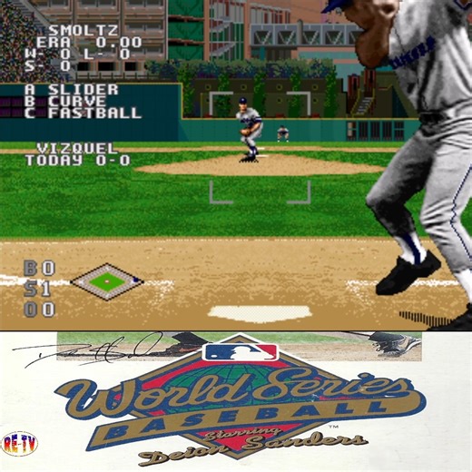 World Series Baseball Ft Deion Sanders | 32X | 1994 | Retro-Entertainment TV