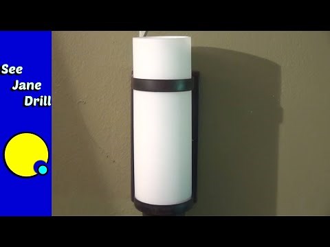 How to Install a Wall Sconce Beginner's Expanded Version