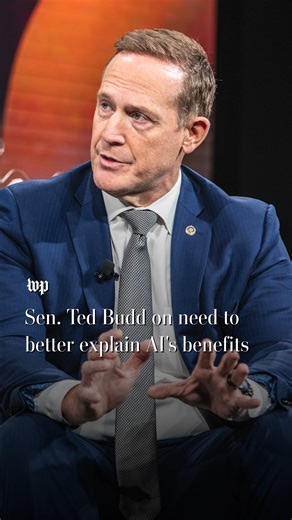 Sen. Ted Budd on need to better explain AI’s benefits