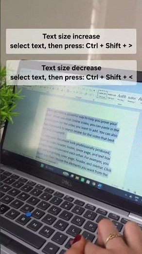 Quick Microsoft Word Tips: Change Text Size Instantly! 😎