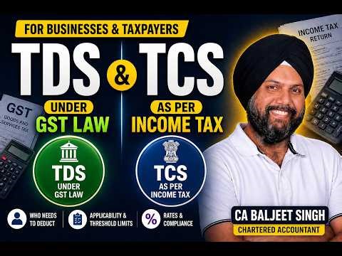TDS and TCS on Scrap Under Income Tax & GST Laws | Provision | CA Baljeet Singh