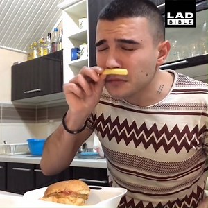 The ultimate way to lose weight... 😂🍔 Sniffr Media | LADbible