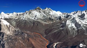 #Map of #mounteverest #everestofficial 🙏 | Mount Everest 8848M