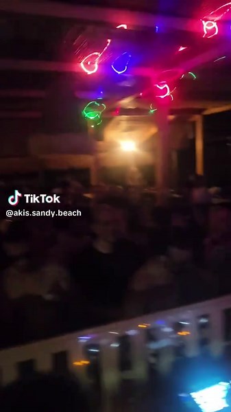 Beach Party Vibes at Sandy Beach in Paphos, Cyprus