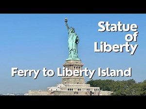 Riding the Ferry from Battery Park to Liberty Island | Statue of Liberty | New York City, USA