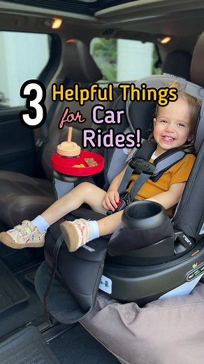 These 3 things help make car rides with kids go more smoothly! I’ll link to my favorite car items in the comment section! #lifewithkids #momlife #cartrip #carhacks #momhacks #momtips | 7 Days of Play