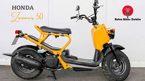 Honda’s chunky little 50cc Zoomer is a weird cross between a twist-and-go scooter, a Tonka toy, and a stripped-bare army Jeep. For zipping around town, or in race paddocks, the Zoomer handles perfectly well. It’s easy to ride, nippy and stylish. It has lots of bungee hooks and there’s lots of storage space, thanks to the skeleton frame and lack of bodywork. Specifications: Engine: Four-stroke, single-cylinder Capacity: 50 cc Starting: Electric/ Kick Seat Height: 735 mm Bike Weight: 84 kg Fuel ca