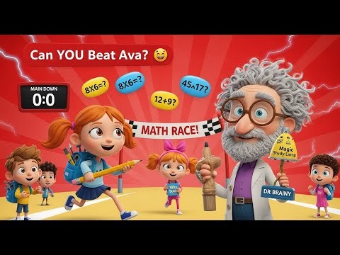 Math Fun Challenges Ep5: Can You Beat Ava in This Math Race? 🏁 | Smart Learning TV