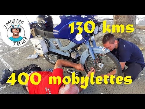 130 kms - 400 Mobylettes - Rallye des Meules de Savoie