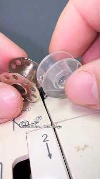 How to properly wind a bobbin on a home sewing machine #sewingtip