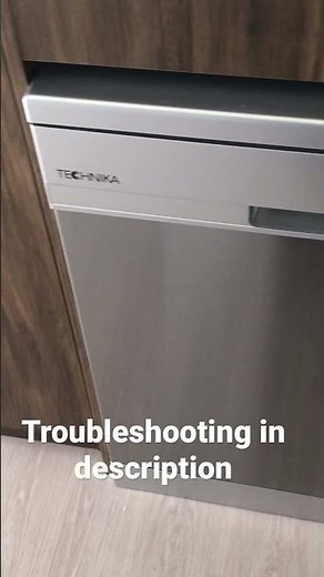 TSDW14GG Technika dishwasher E5 error