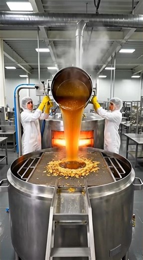 Inside a Honey Processing Factory 🍯 | From Hive to Jar #shorts