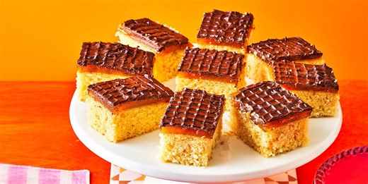 Jaffa Cake traybake recipe