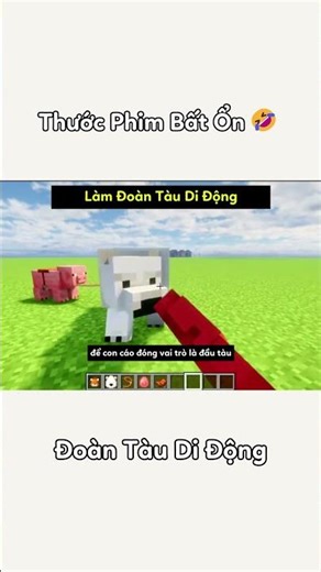 Mobile Train #shorts #minecraft