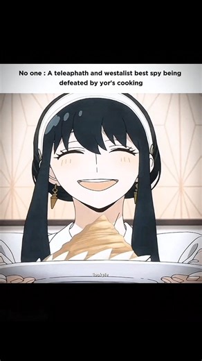 Power of yor cooking 😅 #yorforger #spyxfamily #yor