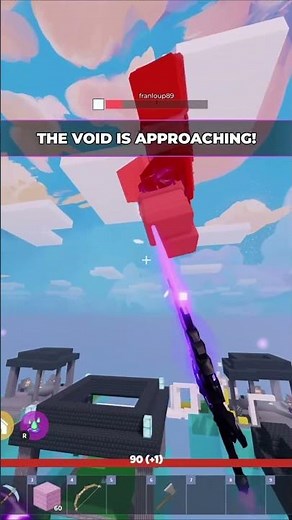 So I FINALLY used the Void Knight kit in Roblox Bedwars...