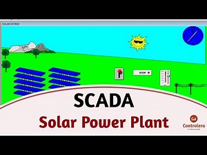 Solar Power Plant SCADA || Wonderware Intouch SCADA Solar power System Monitoring