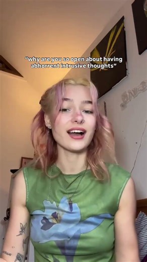you can have intrusive thoughts like this for a variety of reasons from trauma to OCD to even