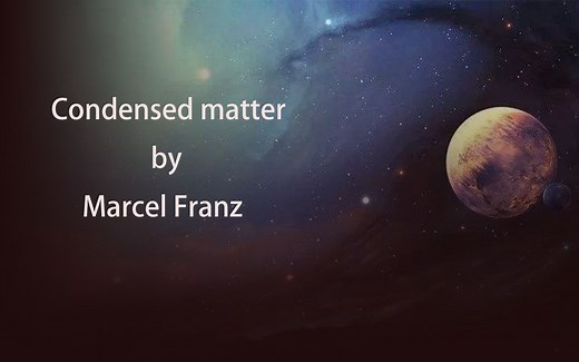 凝聚态物理Condensed matter by Marcel Franz