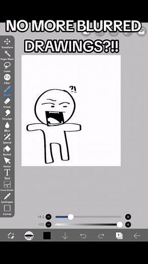 NO MORE BLURRY DRAWINGS FRFR 😫😫!!! . . . NOT OG THANKS TO A CONTENT CREATOR I ALSO JUST FOUND OUT 😔😔🙏🙏 . . . #ibispaintx #art #new #old #fy #fyp #fyppppppppppppppppppppppp #hacks #dontletthisflop