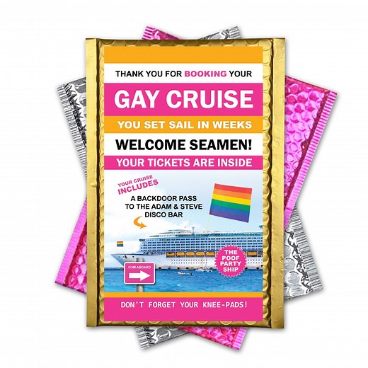 Gay Cruise Prank Mail: Anonymous Gag Gift - Etsy
