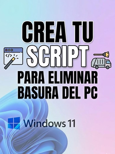 💻🗑️ Crear Script Para Eliminar Archivos Temporales de un clic✅✅ #trucoswindows #archivostemporales #ParcheDigital #tecnologia Con este codigo puedes pegarlo en un Bloc de notas y Guardarlo ejemplo LimpiarBasura.bat y con esto cada vez que ejecutes el script se eliminaran los archivos temporales en tu PC con Windows, muy facil, pausa el video y copia el script. Tambien puedes seguirnos en: YouTube: youTube/@parchedigital TikTok: @parchedigital Instagram: @parchedigital