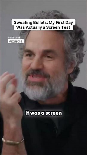 Sweating Bullets: My first day was a actually Screen Test Robret Downey Jr & Mark Ruffalo