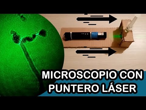 Como hacer un Microscopio con un Puntero Láser | Experimentos Cap 1|