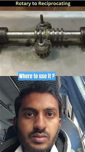 where to use this reciprocating mechanism? #engineering