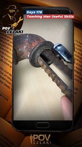 A simple DIY trick to remove a broken faucet using a homemade tool 🔧✨ #DIYTrick #SimpleFix #PlumbingHack #HomeRepair #LifeHacks #POVLelaki | POV Lelaki