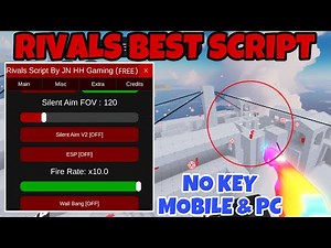 Rivals Script - NO KEY | Silent Aim V2, Wall Bang, Auto Win, Skin Changer, No Ban & More | Mobile/Pc