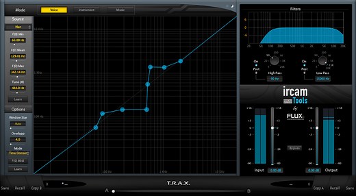 Ircam TRAX by FLUX:: - Spectral Processor Plugin VST VST3 Audio Unit AAX