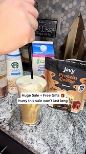 178K views · 133 reactions |  Fuel Your Day with 20g Protein + Coffee! Why choose between coffee and protein when you can have both? Javvy’s Protein Coffee gives you 20g of protein in just two scoops with rich coffee and 5 flavors to choose from!  Why Javvy’s?  20g Protein in 2 Scoops = Energy that lasts ⚡ No crashes, no cravings—just pure focus  Prebiotics & MCTs for a happy gut  Save up to 54% OFF + FREE shipping & up to 4 FREE gifts! | Javvy Coffee | Facebook